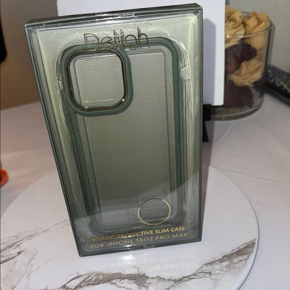Delilah Olive Hybrid Case for iPhone 13/12 Pro Max